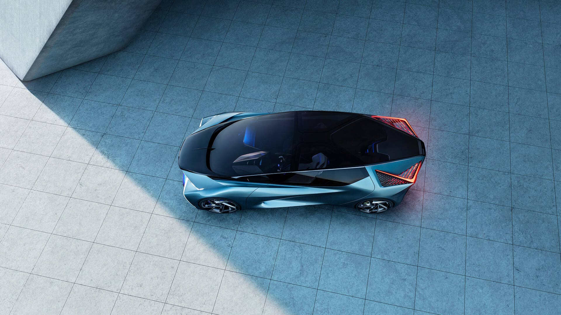 Lexus LF 30 Konzeptauto von oben