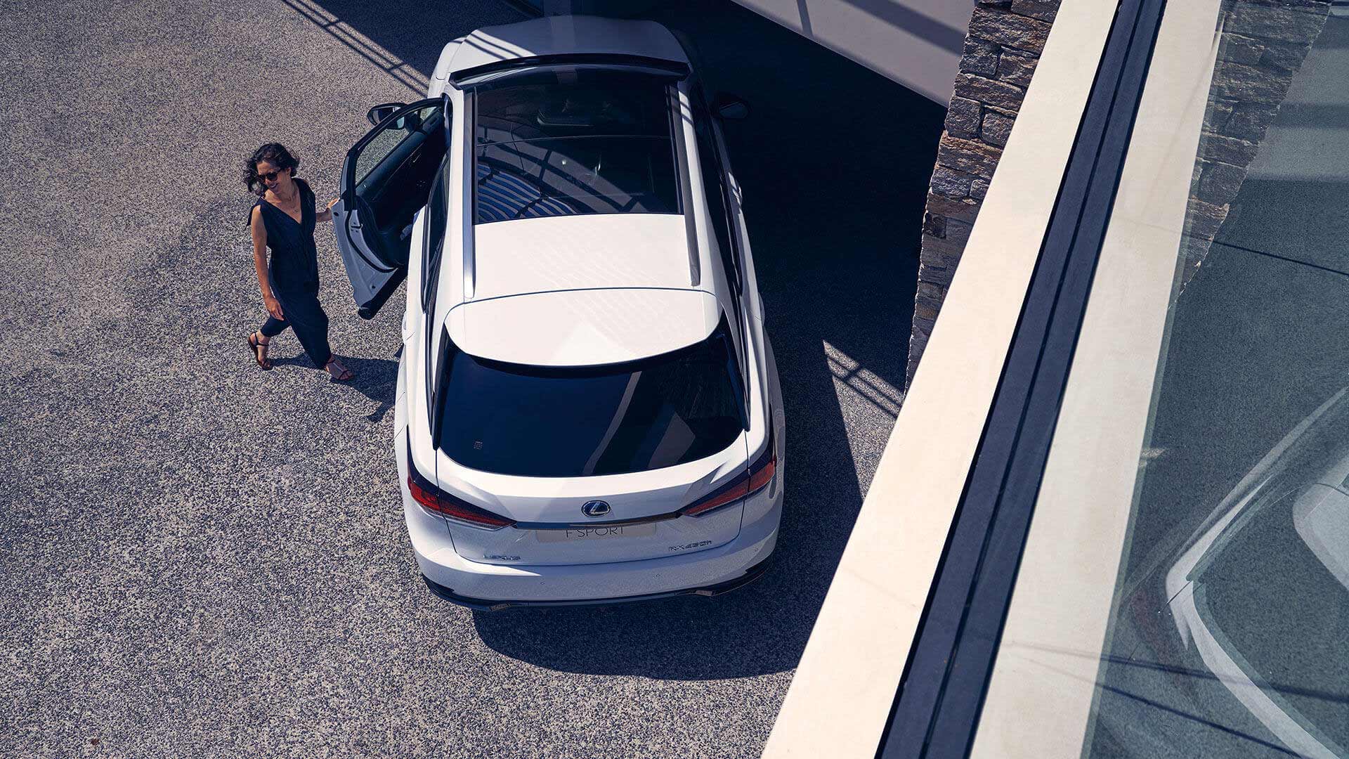 Lexus RX 450h Hybrid 2019 in weiß