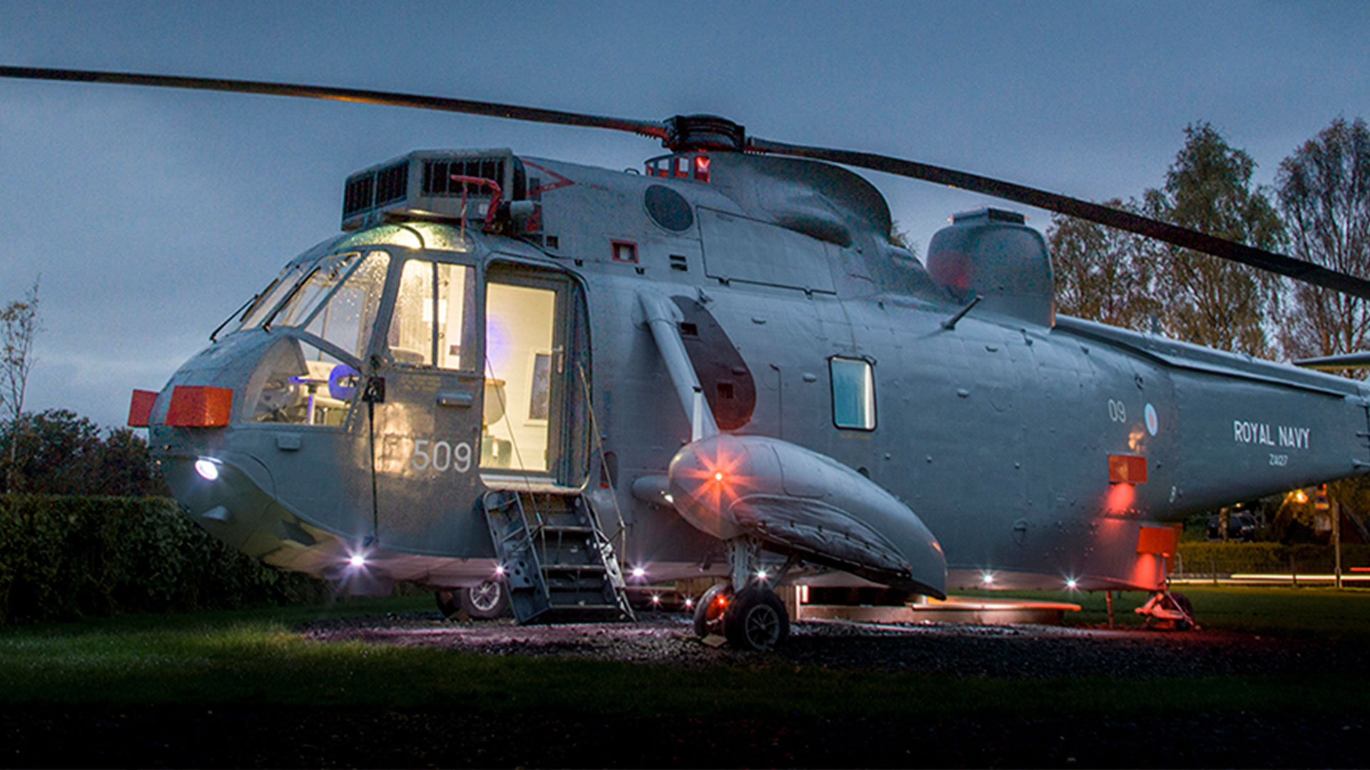 Vacaciones en un helicóptero hero asset