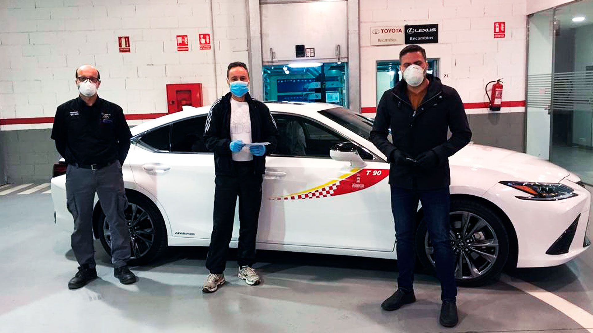 Imágenes de acciones solidarias Lexus
