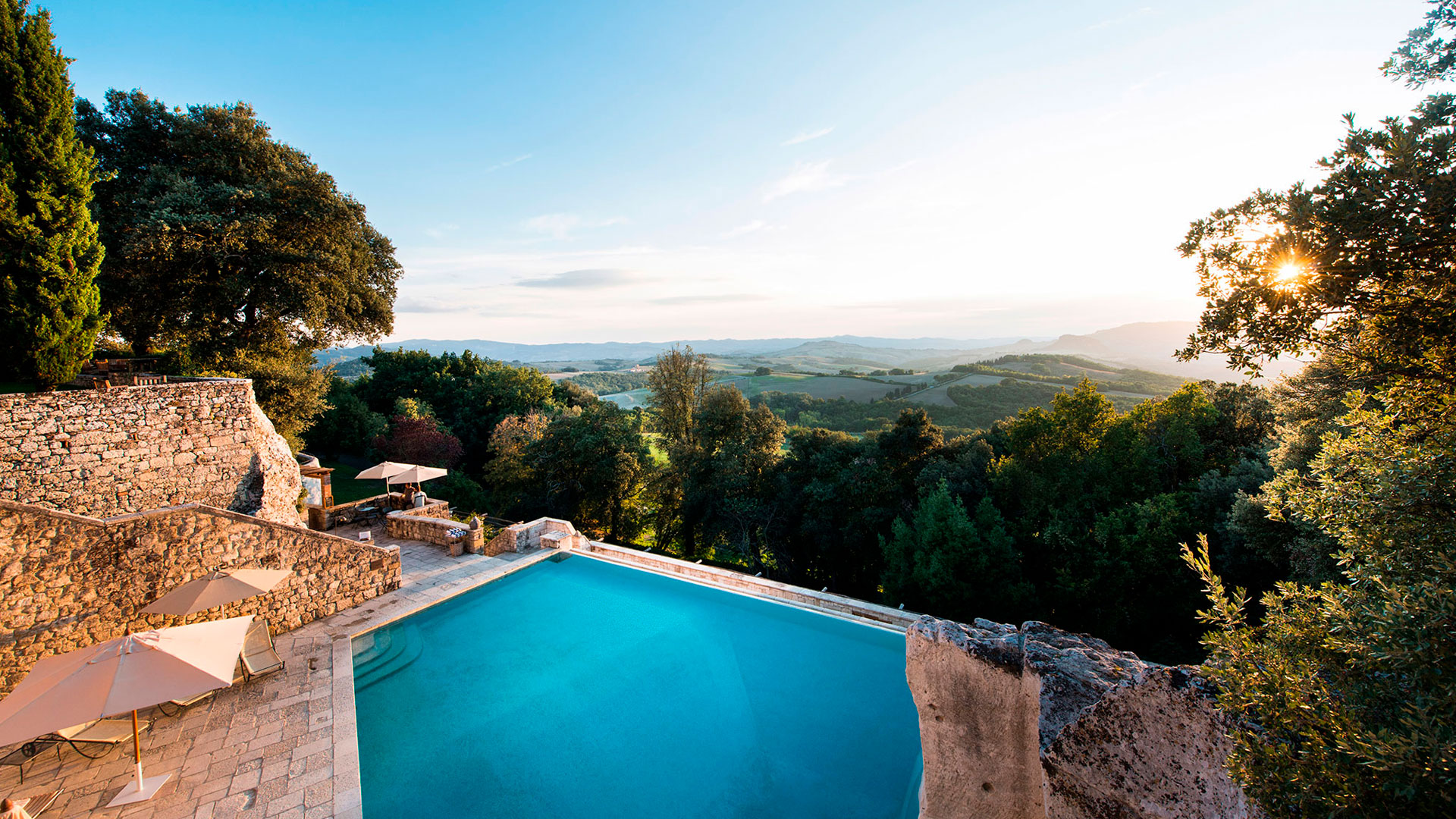 Imagen del hotel Borgo Pignano en la Toscana