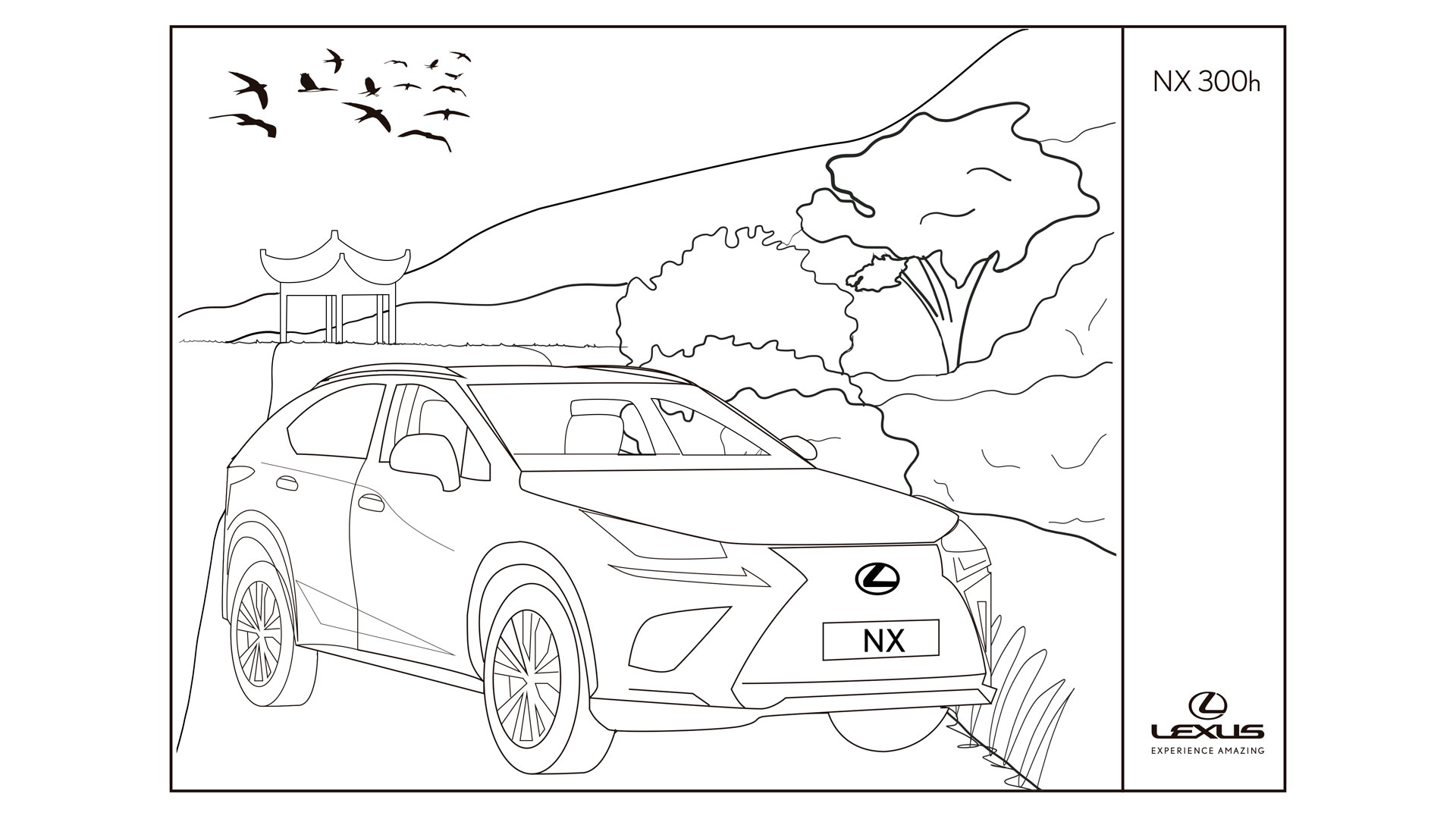 Imagen de un vehículo Lexus híbrido