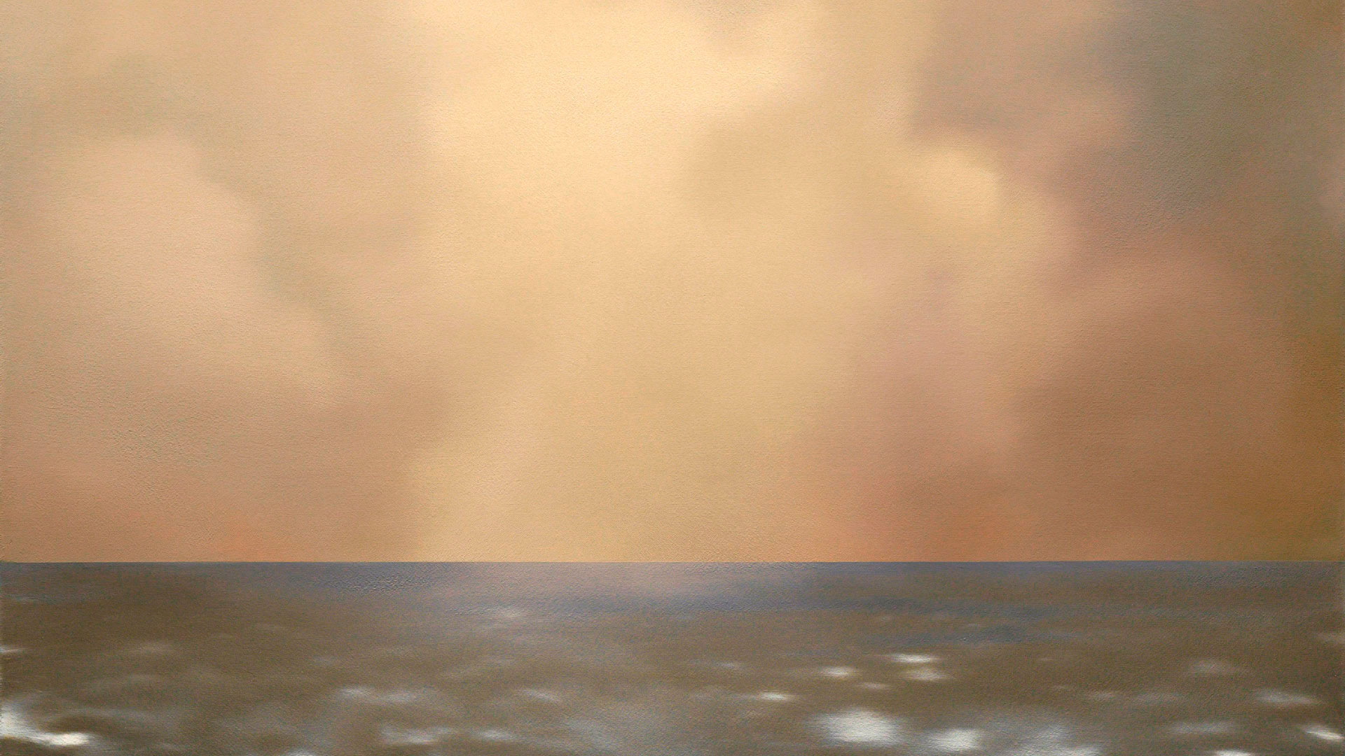 Obra de Gerhard Richter exhibida en el Guggenheim de Bilbao