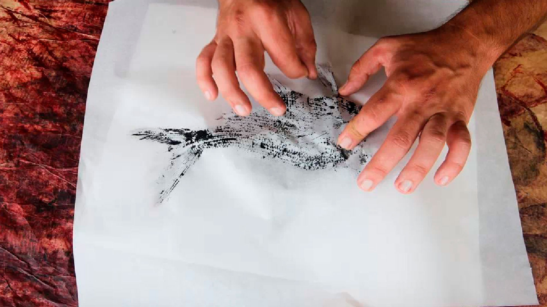 Imagen de la estampación Gyotaku