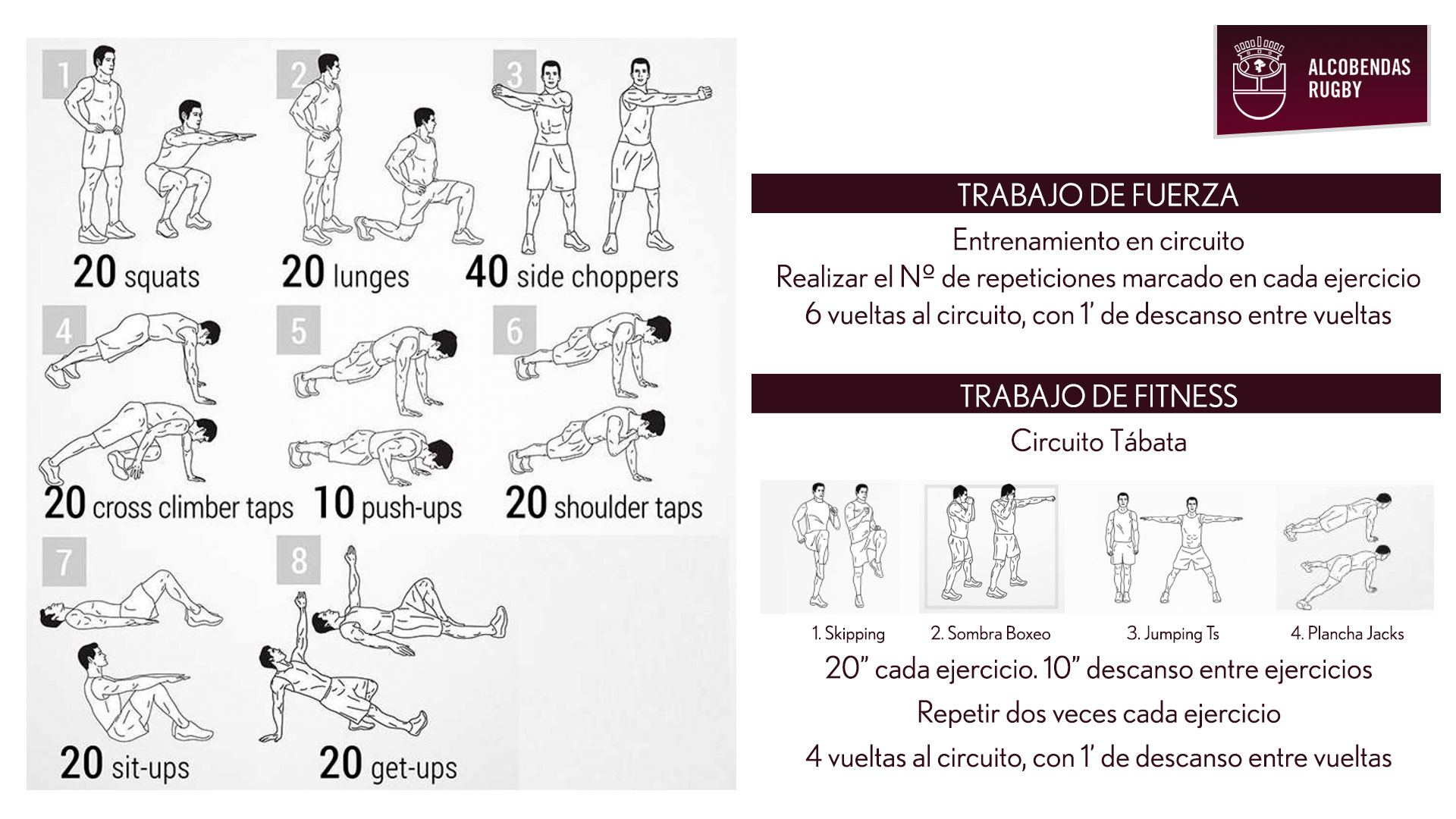 Imagen de rutina de entrenamiento