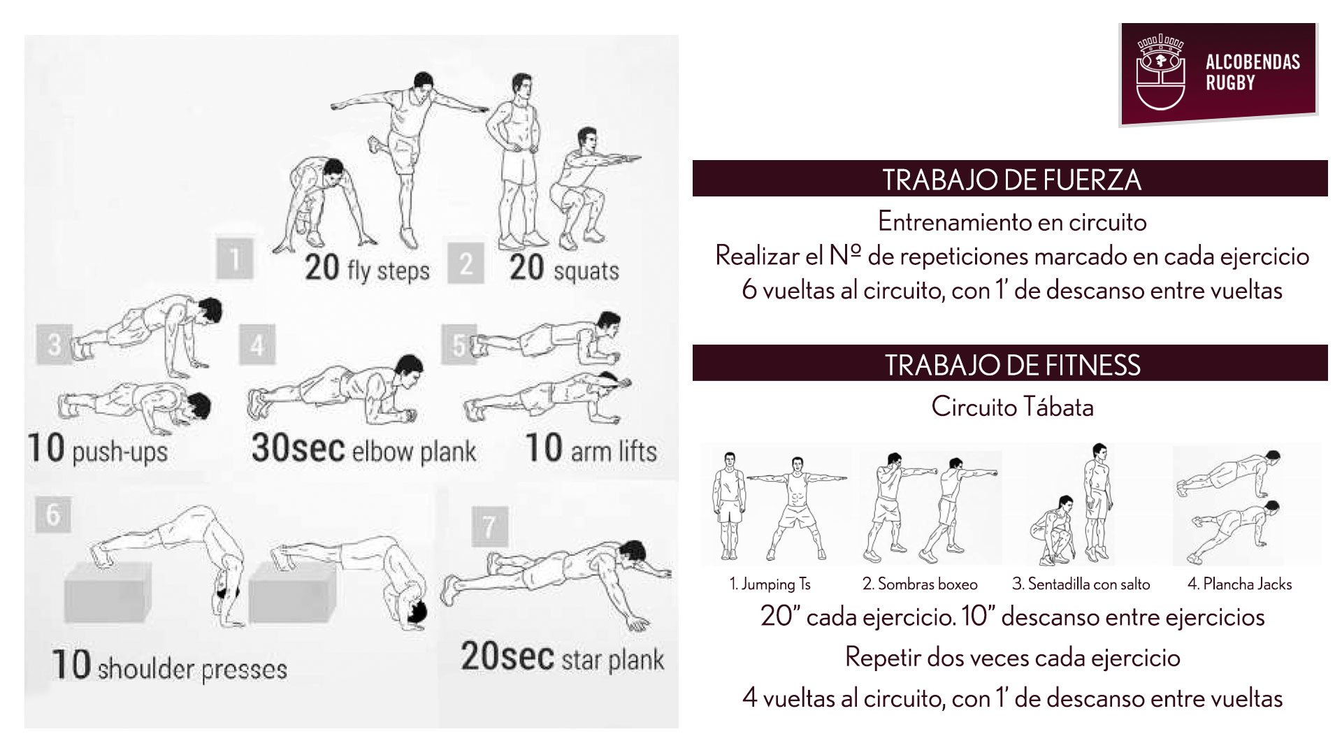 Imagen de rutina de entrenamiento