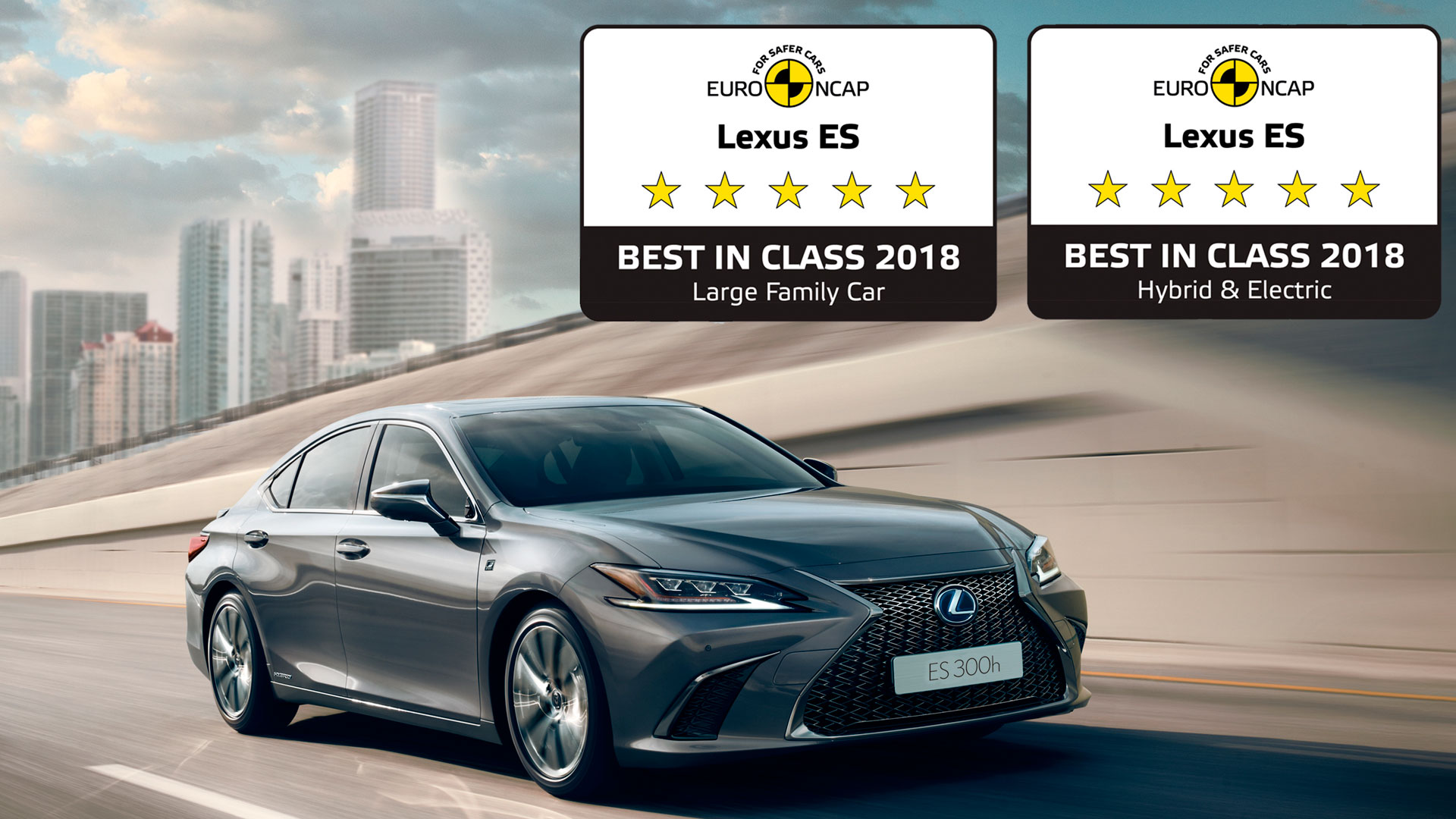 Lexus ES seguro hero asset