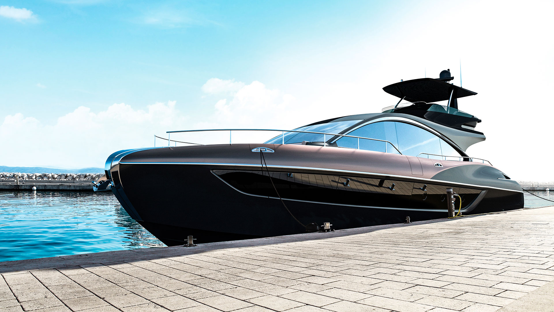 Imagen del yate de Lujo de Lexus el LY 650