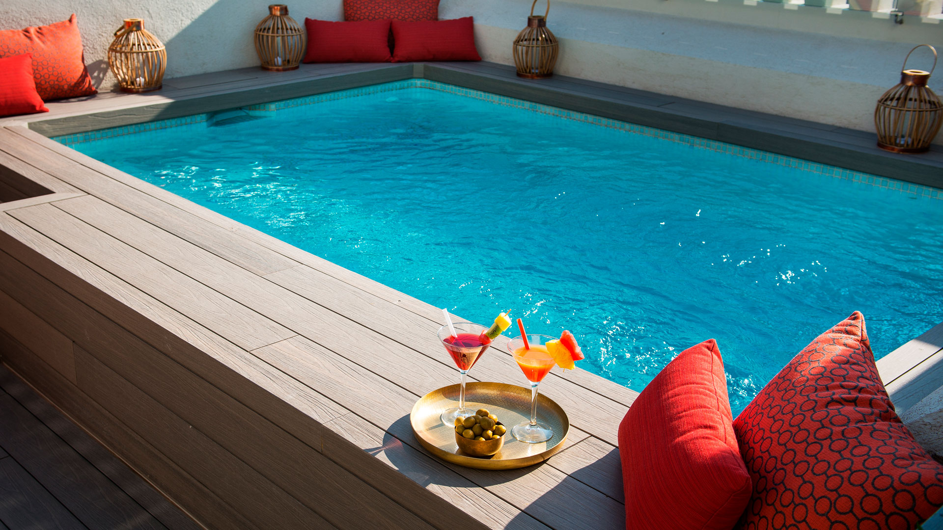 Imagen de la piscina de un hotel