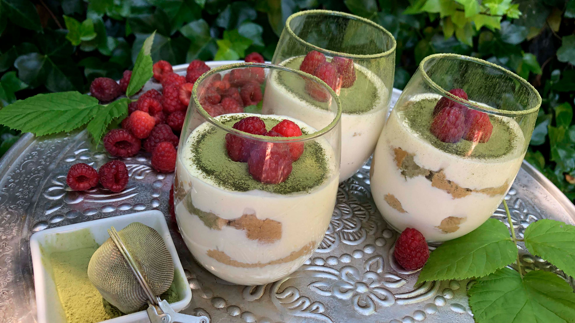 Imagen de tiramisú de chocolate blanco