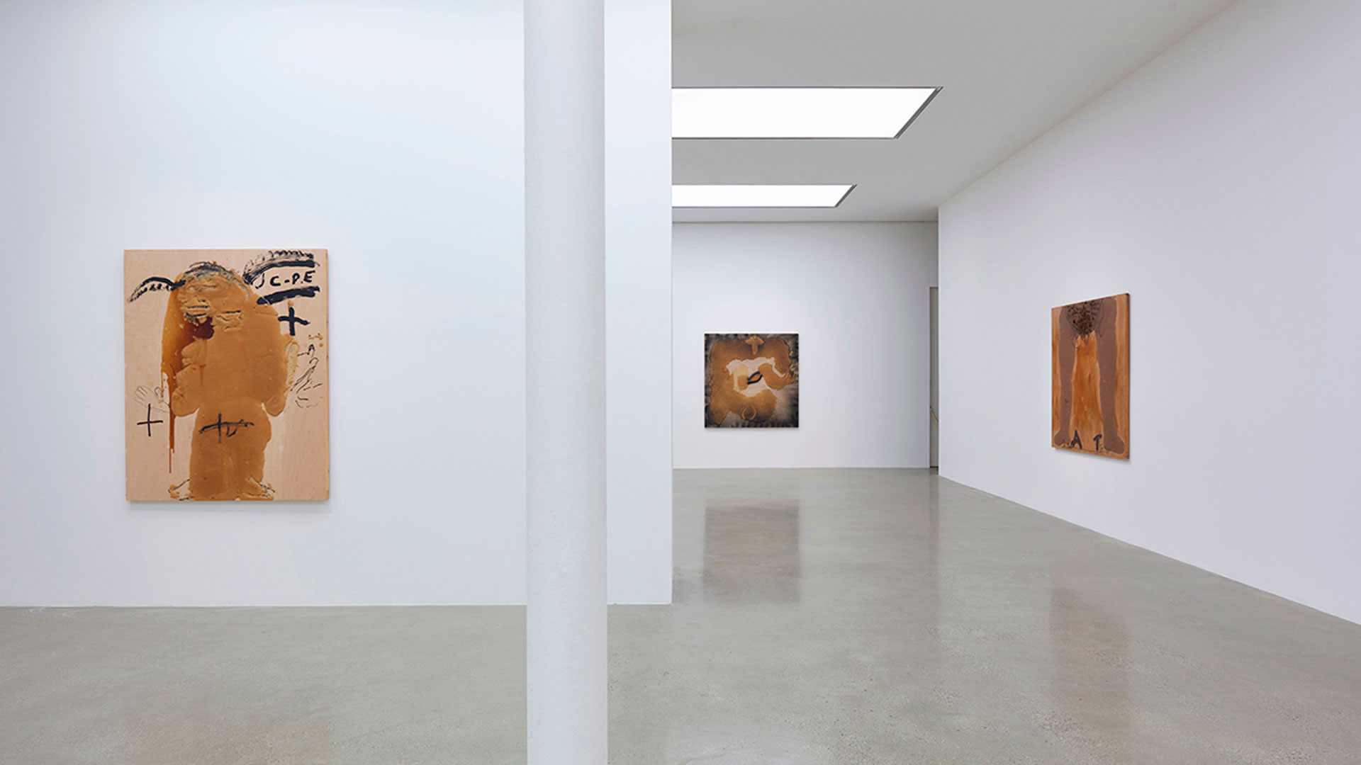 Obra de la exposición itinerante de Tàpies