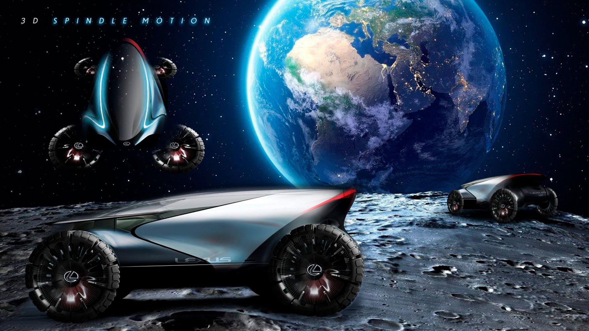 Imagen del prototipo luna de Lexus Zero Gravity