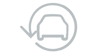 Hybrid logo op een Lexus