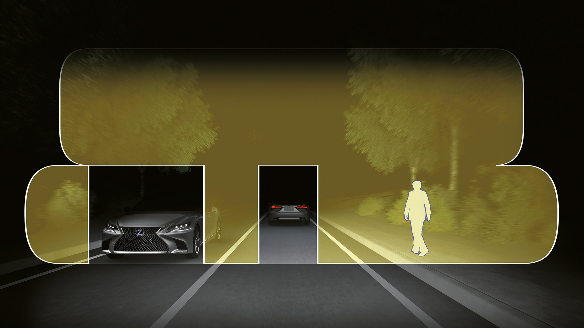 2018 lexus safety adaptive high beam system