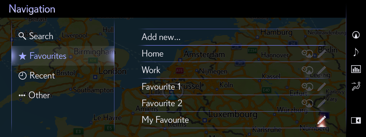 05 Add Favourite Address