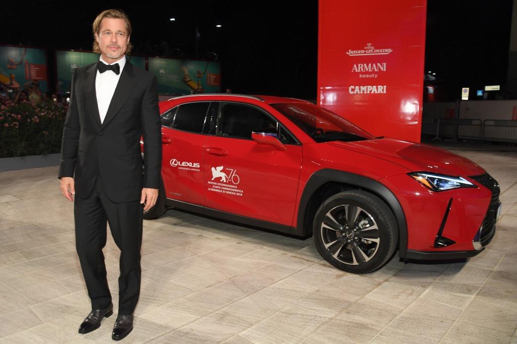 bradpitt lexus redcarpet