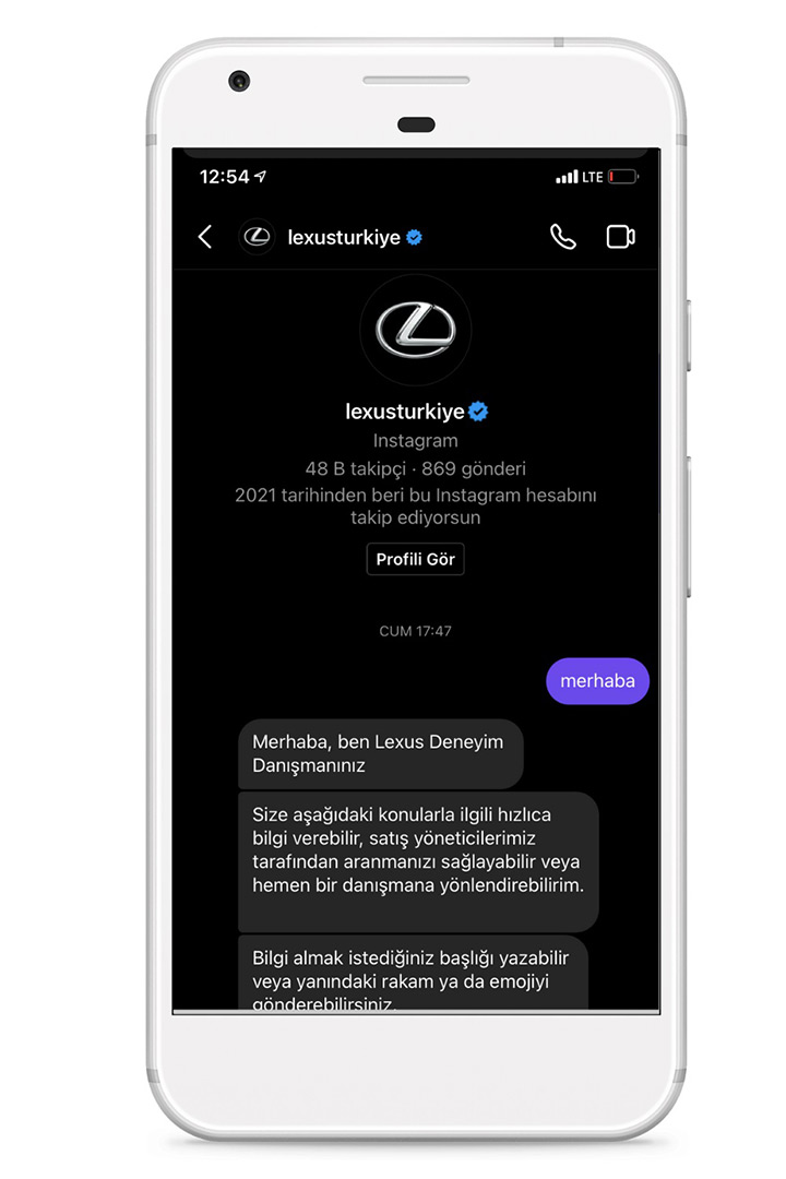 Lexus Türkiye’nin İlk Instagram Botu’nu Devreye Aldı gallery03